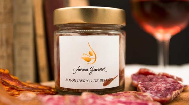 Iberian cold meats in glass jar, the perfect aperitif